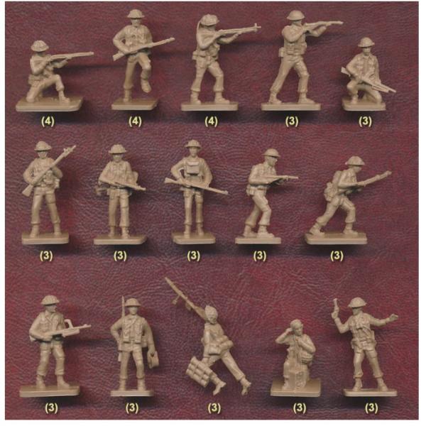 Airfix: Set 01763  WWII British Infantry 1:76
